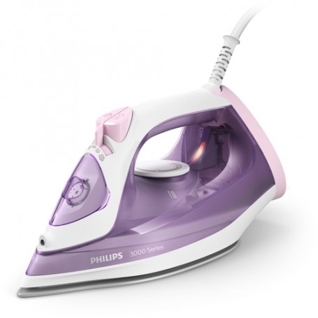 Philips 3000 series DST3010/30 ferro da stiro Ferro a vapore Ceramica 2000 W Porpora, Bianco (DST3010/30)
