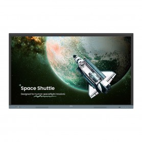 BenQ RE7504 Pannello piatto interattivo 190,5 cm (75") 450 cd/m² 4K Ultra HD Nero, Grigio Touch screen Processore integrato And