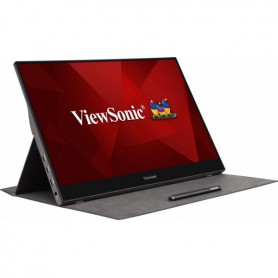 Viewsonic TD1655 monitor touch screen 39,6 cm (15.6") 1920 x 1080 Pixel Multi-touch Multi utente Nero, Argento (TD1655)