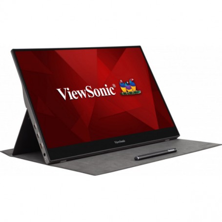 Viewsonic TD1655 monitor touch screen 39,6 cm (15.6") 1920 x 1080 Pixel Multi-touch Multi utente Nero, Argento (TD1655)