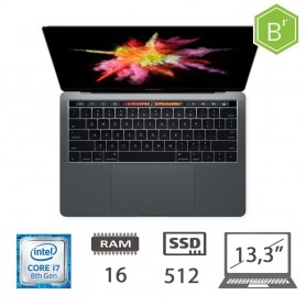 MBP 13,3 T.BAR(2018)I7-8559U/16/512/SG/2Y - B
