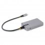 StarTech.com Hub USB-C con Etherenet a 3 porte - 3x porte USB-A, Gigabit Ethernet RJ45, USB 3.0 5Gbps, alimentazione tramite bus
