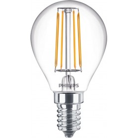 Philips Lampadina candela trasparente a filamento 40 W P45 E14