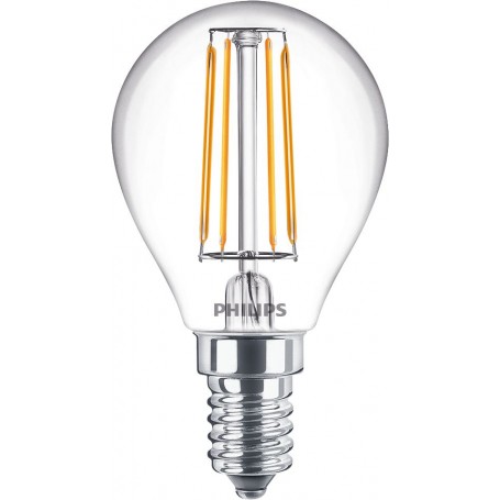 Philips Lampadina candela trasparente a filamento 40 W P45 E14