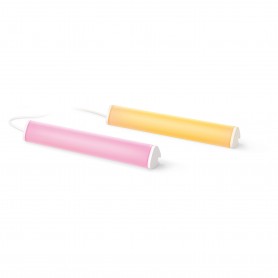 WiZ Barra Luminosa Smart Portatile Dimmerabile Luce Bianca o Colorata 2Pezzi