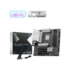 MSI PRO B860M-A WIFI scheda madre Intel B860 LGA 1851 (Socket V1) micro ATX