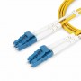 StarTech.com Cavo in fibra ottica duplex monomodale OS2 da LC a LC (UPC) da 2m, 9/125µm, 100G, Insensibile alla piegatura, Bass