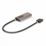 StarTech.com Cavo adattatore da HDMI a DisplayPort da 30 cm, 8K 60Hz, convertitore video attivo da HDMI 2.1 a DP 1.4, alimentato