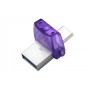 Kingston Technology DataTraveler microDuo 3C unità flash USB 64 GB USB Type-A / USB Type-C 3.2 Gen 1 (3.1 Gen 1) Porpora, Accia