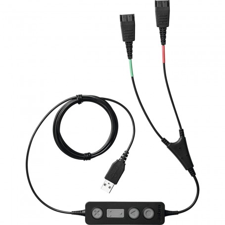 Jabra Link 265 cavo audio USB2.0 2x QD Nero (265-09)