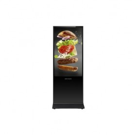 HIKVISION DIGITAL SIGNAGE 4K 55" TOTEM Cortex-A17, 4-core, 2GB memory,  16GB build-in storage,  Andriod8.1, 4K - DS-D6055UL-B/S