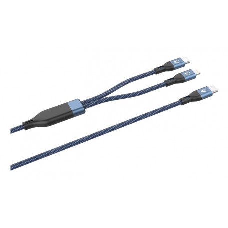 Vultech CS-NCCL12BL cavo USB USB 2.0 1,2 m USB C USB C/Lightning Blu