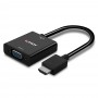 Lindy 38291 cavo e adattatore video 0,1 m HDMI tipo A (Standard) VGA (D-Sub) Nero (38291)
