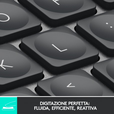 LOGITECH TASTIERA WIRELESS BLUETOOTH MX KEYS MINI USB ITA (920-010488)