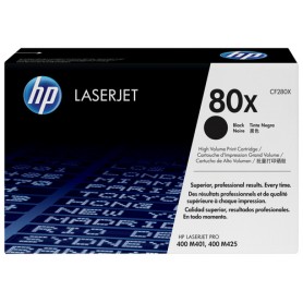 HP 80X High Yield Black Original LaserJet Toner Cartridge cartuccia toner 1 pz (CF280X)