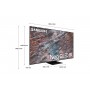 Samsung Series 8 TV Neo QLED 8K 85” QE85QN800A Smart TV Wi-Fi Stainless Steel 2021 (QE85QN800ATXZT)