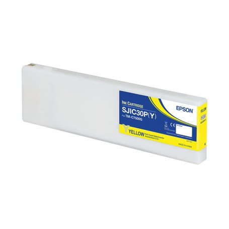 Epson SJIC30P(Y): Ink cartridge for ColorWorks C7500G (Yellow) (C33S020642)