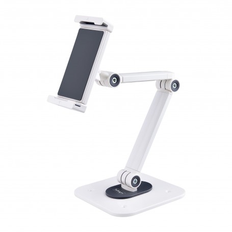 StarTech.com Supporto per Tablet da Tavolo - Braccio Porta Tablet Regolabile da Scrivania - Stand Universale per Tablet Ergonomi