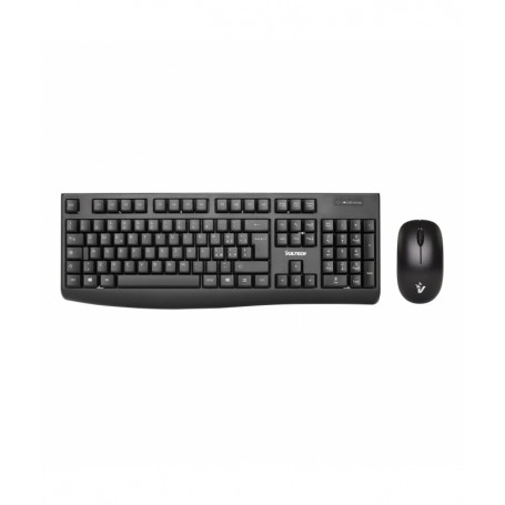 Vultech KM-821W tastiera RF Wireless QZERTY Inglese, Italiano Nero (KM-821W)
