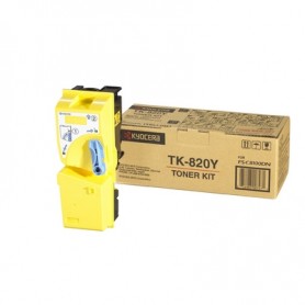 KYOCERA TK-820Y cartuccia toner 1 pz Originale Giallo (1T02HPAEU0)