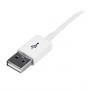 StarTech.com Cavo prolunga USB 2.0 da A ad A - Cavo Extender USB2.0 Maschio / Femmina da 3m - Bianco (USBEXTPAA3MW)