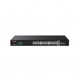 SWITCH POE UNMANAGED, 28 PORT, 24 POE