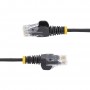StarTech.com Cavo di Rete Ethernet Snagless CAT6 da 1m - Cavo Patch antigroviglio slim RJ45 - Nero (N6PAT100CMBKS)