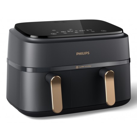 Philips 3000 series Airfryer doppio cestello, friggitrice ad aria da 9.0L, 12 metodi di cottura, App per ricette NA352/00