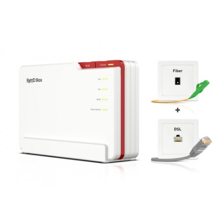 FRITZ!Box 5690 Pro International router wireless 2.5 Gigabit Ethernet Tri-band (2,4 GHz/5 GHz/6 GHz) Bianco
