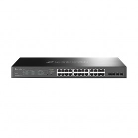 TP-LINK TL-SG2428P switch di rete Gigabit Ethernet (10/100/1000) Supporto Power over Ethernet (PoE) Nero (TL-SG2428P)