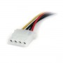 StarTech.com Adattatore di alimentazione SATA a LP4, 15 cm - F/M (LP4SATAFM6IN)