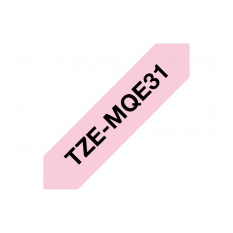 Brother TZE-MQE31 nastro per etichettatrice Nero su rosa