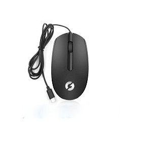 IGLOO MOUSE USB CABLATO TYPE-C *BLACK