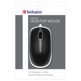 Verbatim 49019 mouse Ufficio Ambidestro USB tipo A Ottico 1000 DPI