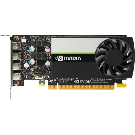 HP VGA NVIDIA QUADROT1000 4BG GDDR6, 4mDP, mDPtoDPAdpt (20X22AA)