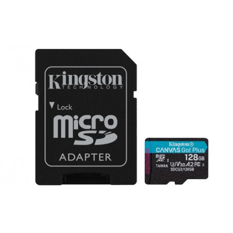 Kingston Technology Canvas Go! Plus 128 GB MicroSD UHS-I Classe 10 (SDCG3/128GB)