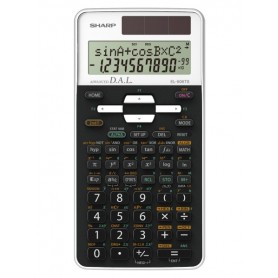 Sharp EL506TSBWH calcolatrice Tasca Calcolatrice scientifica Nero, Bianco (SH-EL506TSBWH)