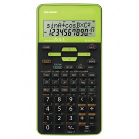 Sharp EL-531TH calcolatrice Tasca Calcolatrice scientifica Nero, Verde (SH-EL531THBGR)