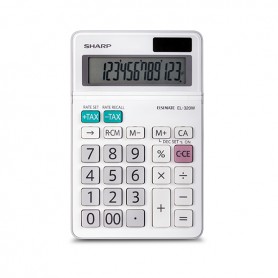 Sharp EL320WB calcolatrice Desktop Calcolatrice di base Bianco (SH-EL320WB)