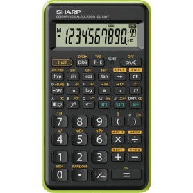 Sharp EL-501T calcolatrice Tasca Calcolatrice scientifica Nero, Verde (EL501TBGR)
