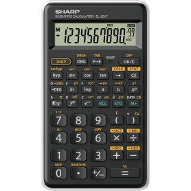 Sharp EL-501T calcolatrice Tasca Calcolatrice scientifica Nero, Bianco (EL501TBWH)