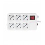 Vultech MU-03 prolunghe e multiple 1,5 m 6 presa(e) AC Bianco