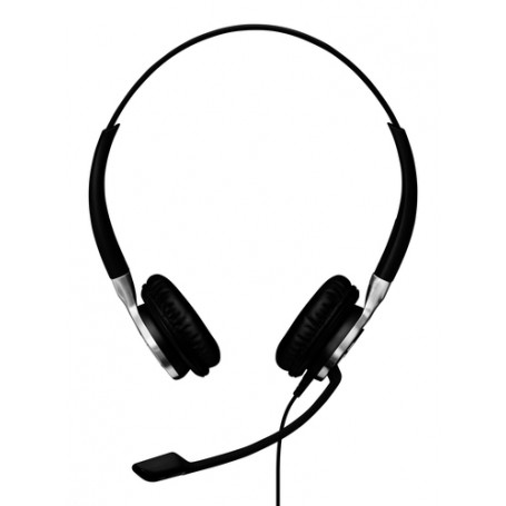 EPOS | SENNHEISER IMPACT SC 660 Cuffia Padiglione auricolare Nero, Argento (1000555)