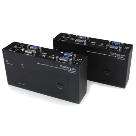 StarTech.com Extender console KVM a doppio VGA USB tramite Cat5 - 200 m (SV565DUTPU)