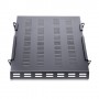 StarTech.com Ripiano per montaggio a rack regolabile con fessure 1U - Robusto ripiano per armadio server rack fiss (ADJSHELFHDV)