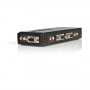 StarTech.com Kit Switch KVM USB con audio e cavi 4 porte, colore nero (SV411KUSB)