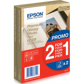 Epson Premium Glossy Photo Paper - 10x15cm - 2x 40 Fogli (C13S042167)