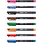 STABILO OHPen universal permanent, 10 Pack marcatore permanente Punta del pennello Verde 1 pz (842/36)