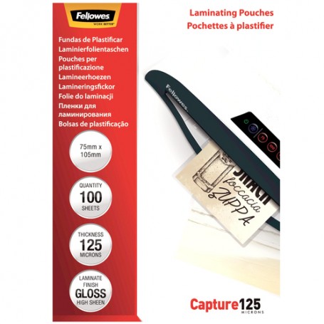 Fellowes 5306901 pellicola per plastificatrice 100 pz (5306901)