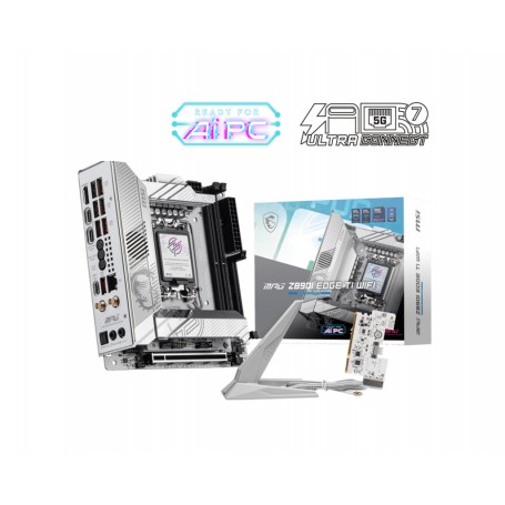 MSI MPG Z890I EDGE TI WIFI scheda madre Intel Z890 LGA 1851 (Socket V1) mini ITX